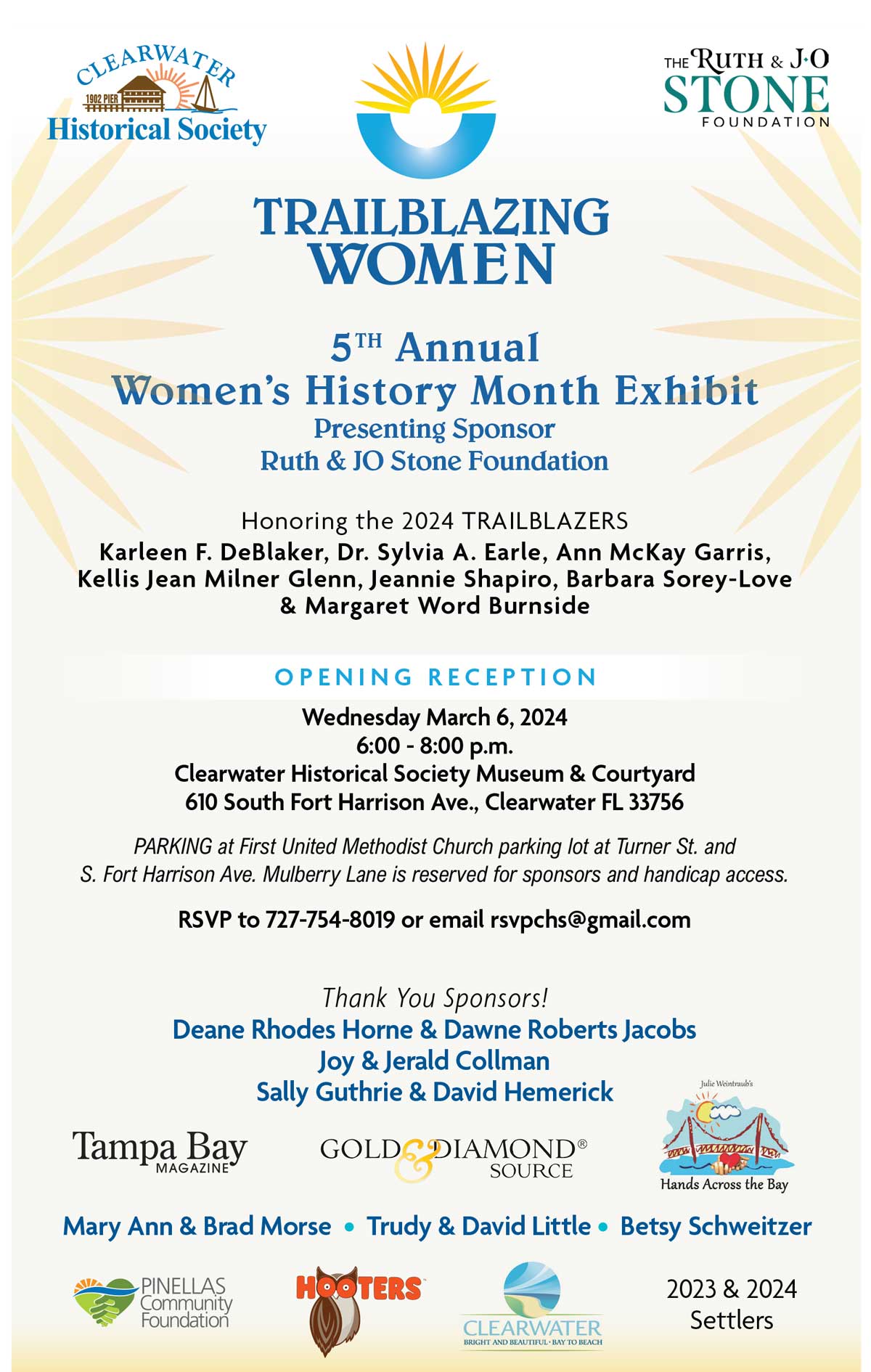 Trailblazing Women Clearwater Historical Society